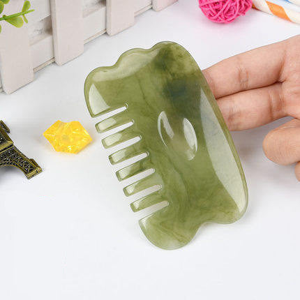 Handmade Natural Resin Face Guasha Massage SPA Therapy